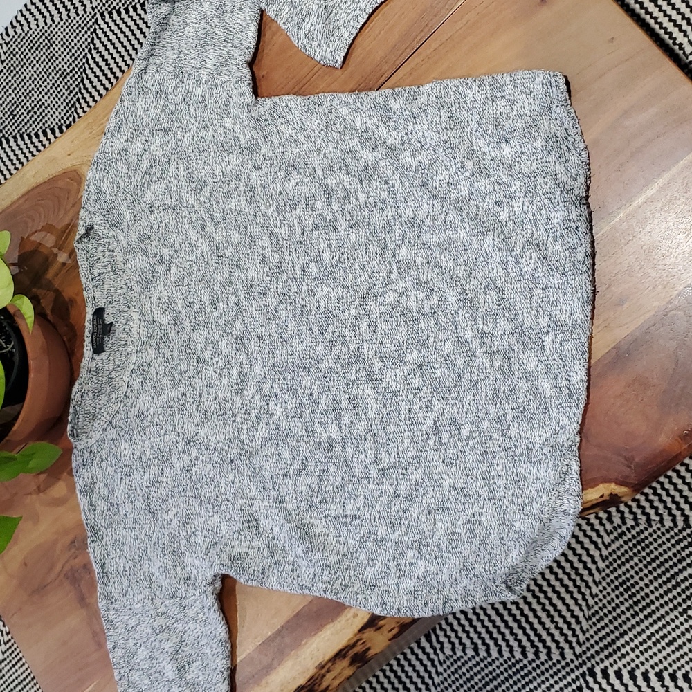 Banana Republic Italian Marl Heathered Boat Neck Raglan Knit Top - Picture 11 of 11